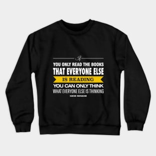 Murakami Quote Crewneck Sweatshirt